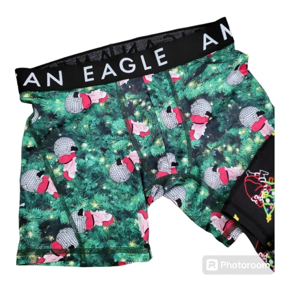 American‎ eagle Christmas boxer briefs 2pk